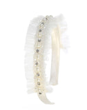 Pearl Tulle Headband