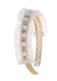 Pearl Tulle Headband