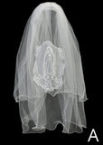 Swirl Cross Crown Veil