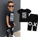 2-PC fashion Boys T-shirt& pants